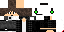 Minecraft skin texture, 64x32 legacy pixels