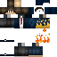 Minecraft skin texture, 64x64 pixels