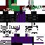 Minecraft skin texture, 64x64 pixels