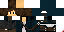Minecraft skin texture, 64x32 legacy pixels