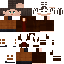 Minecraft skin texture, 64x64 pixels