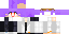 Minecraft skin texture, 64x32 legacy pixels