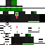 Minecraft skin texture, 64x64 pixels
