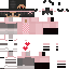 Minecraft skin texture, 64x64 pixels