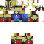 Minecraft skin texture, 64x64 pixels