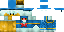Minecraft skin texture, 64x32 legacy pixels