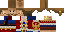 Minecraft skin texture, 64x32 legacy pixels