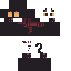 Minecraft skin texture, 64x64 pixels