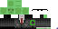 Minecraft skin texture, 64x32 legacy pixels