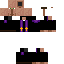 Minecraft skin texture, 64x64 pixels