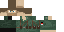 Minecraft skin texture, 64x32 legacy pixels