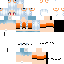 Minecraft skin texture, 64x64 pixels