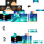 Minecraft skin texture, 64x64 pixels