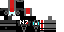 Minecraft skin texture, 64x32 legacy pixels