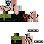 Minecraft skin texture, 64x64 pixels