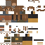 Minecraft skin texture, 64x64 pixels