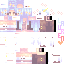 Minecraft skin texture, 64x64 pixels