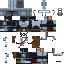 Minecraft skin texture, 64x64 pixels