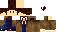 Minecraft skin texture, 64x32 legacy pixels