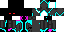 Minecraft skin texture, 64x32 legacy pixels