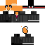 Minecraft skin texture, 64x64 pixels