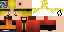 Minecraft skin texture, 64x32 legacy pixels