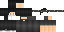 Minecraft skin texture, 64x32 legacy pixels