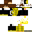 Minecraft skin texture, 64x64 pixels