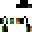 Minecraft skin texture, 64x64 pixels
