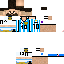Minecraft skin texture, 64x64 pixels
