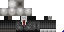 Minecraft skin texture, 64x32 legacy pixels