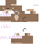 Minecraft skin texture, 64x64 pixels