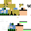 Minecraft skin texture, 64x64 pixels