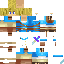 Minecraft skin texture, 64x64 pixels