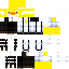 Minecraft skin texture, 64x64 pixels