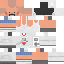 Minecraft skin texture, 64x64 pixels