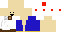 Minecraft skin texture, 64x32 legacy pixels