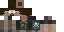 Minecraft skin texture, 64x32 legacy pixels