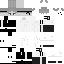 White Minecraft skin texture, 64x64 pixels