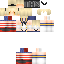 Minecraft skin texture, 64x64 pixels