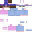 Minecraft skin texture, 64x64 pixels