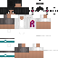 Minecraft skin texture, 64x64 pixels