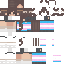 Minecraft skin texture, 64x64 pixels