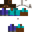Minecraft skin texture, 64x64 pixels
