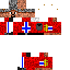 Minecraft skin texture, 64x64 pixels