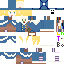 Minecraft skin texture, 64x64 pixels