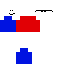Minecraft skin texture, 64x64 pixels