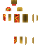 Minecraft skin texture, 64x64 pixels