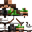 Minecraft skin texture, 64x64 pixels