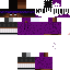 Minecraft skin texture, 64x64 pixels